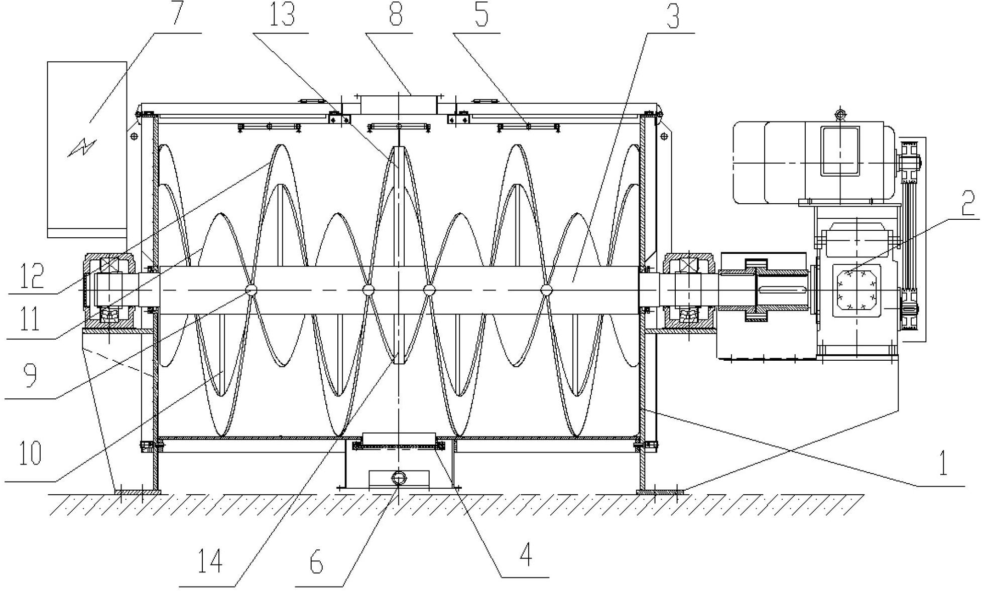 正反双螺旋搅拌机