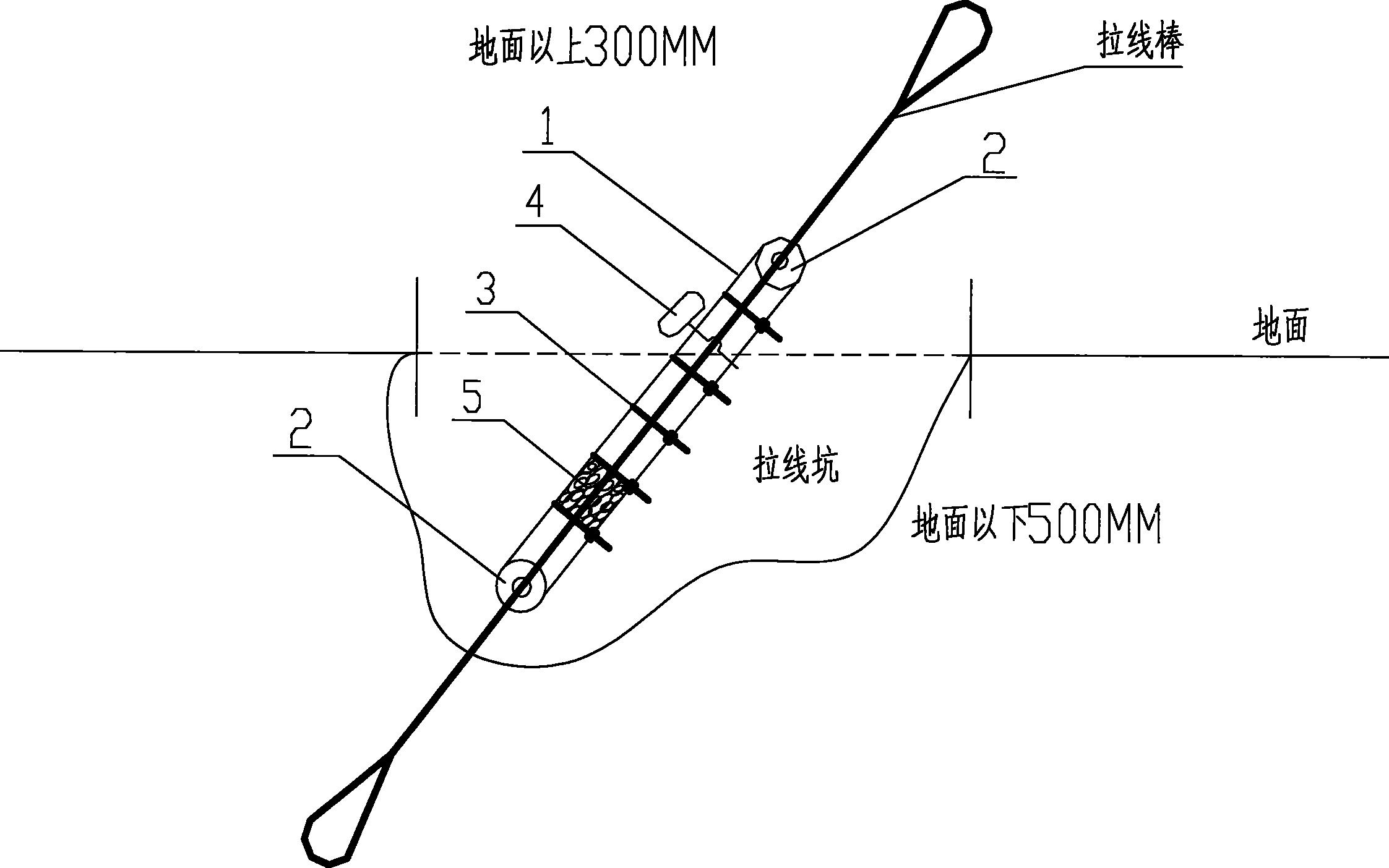 cn203583975u_拉线棒的防腐装置有效