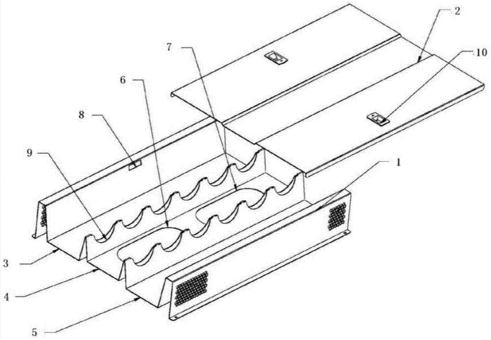 一种顶置理线架