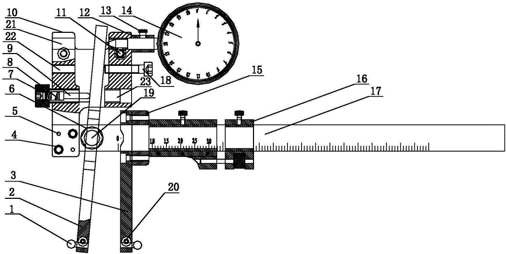 多功能带表卡尺