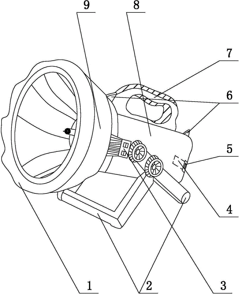 一种多功能探照灯