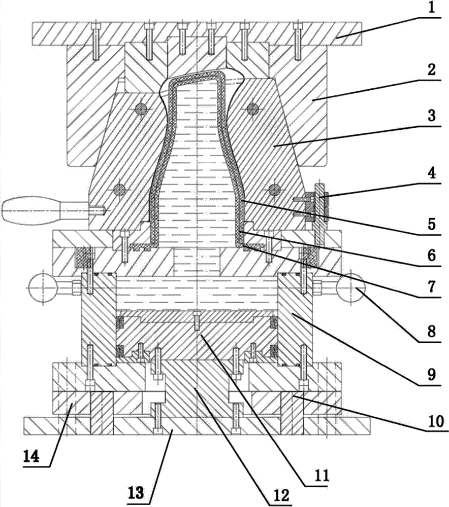 一种液压胀形模具机