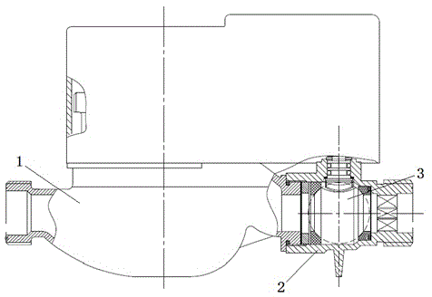 cn203772347u_一种分体式结构的智能水表有效