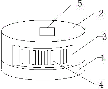 一种温控自闭式艾灸盒
