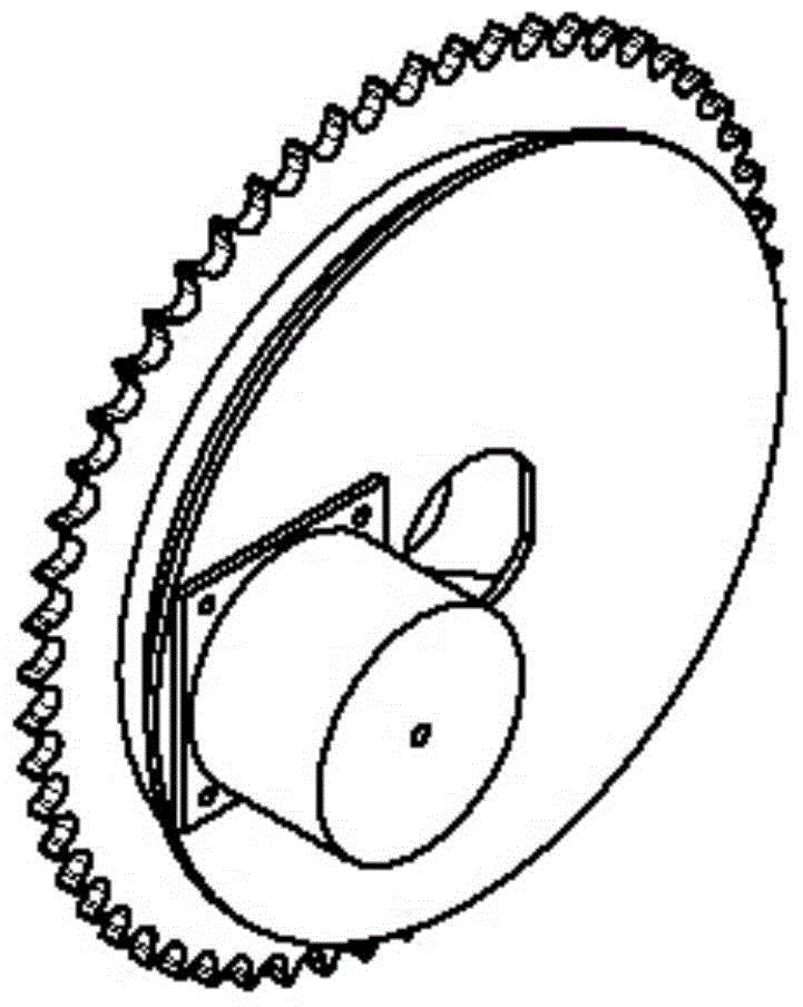 cn203951319u_一种安装于自行车牙盘处的齿轮发电机失效