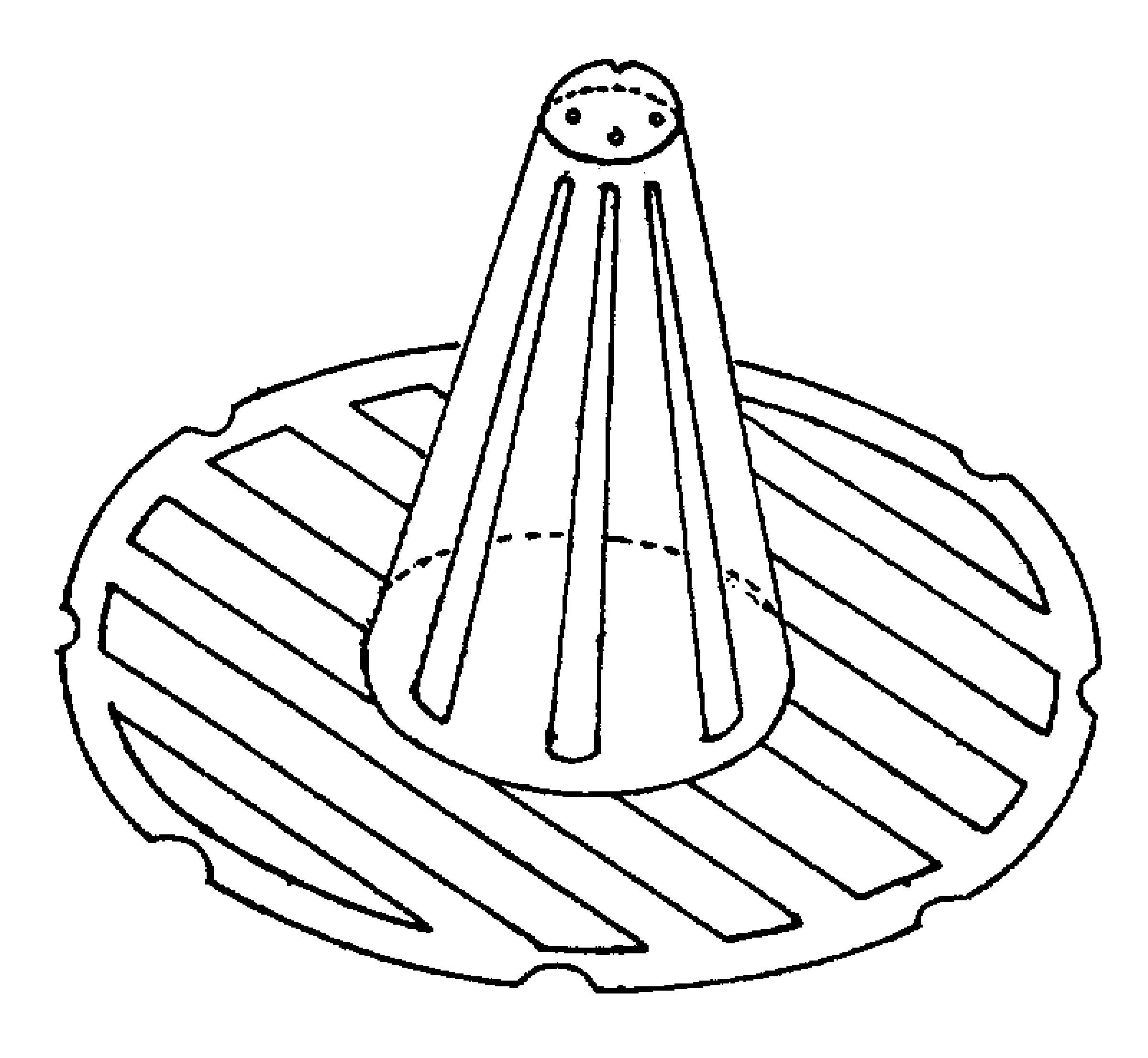 一种带助燃芯的民用炉炉箅