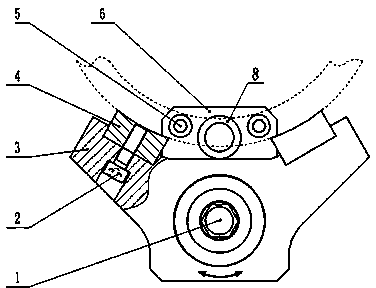 一种车加工用浮动式卡爪