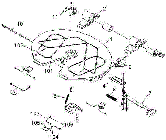 一种汽车牵引座