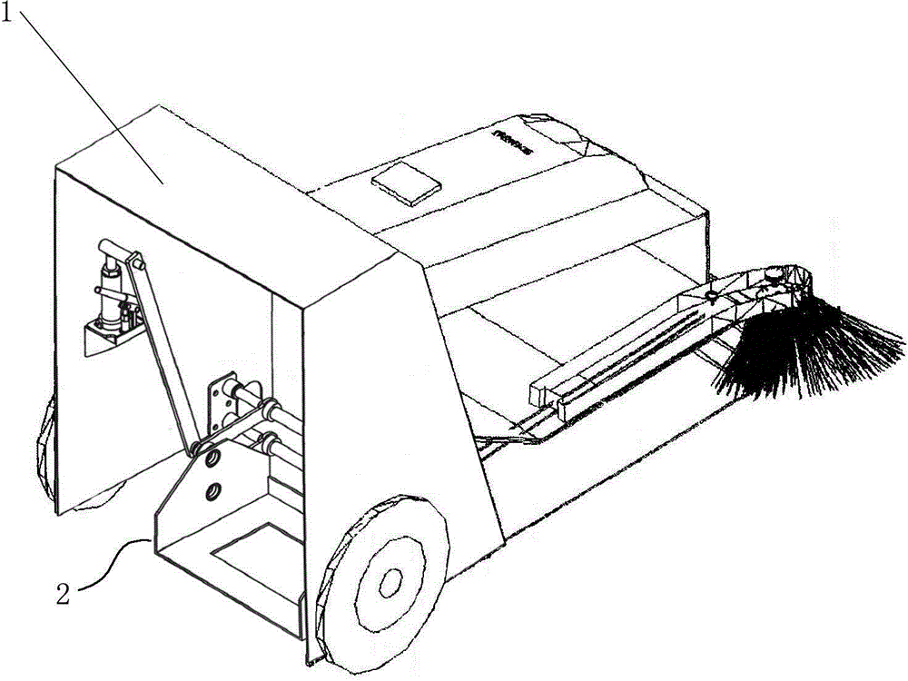 一種電動清潔掃地車