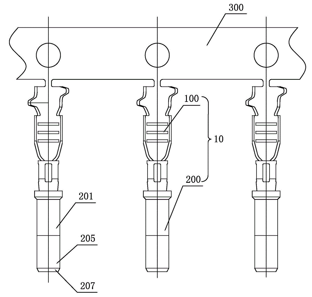 cn204167544u_一种带式线簧端子有效