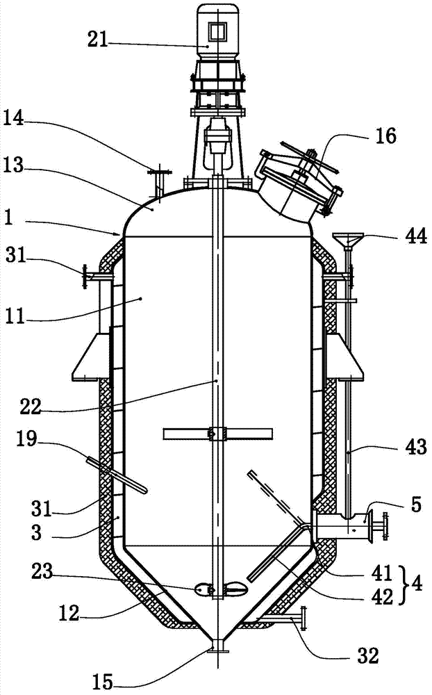 一种酒精沉淀罐