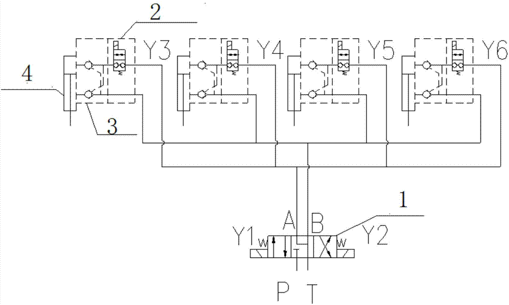 一種高空作業平臺支腿液壓控制系統