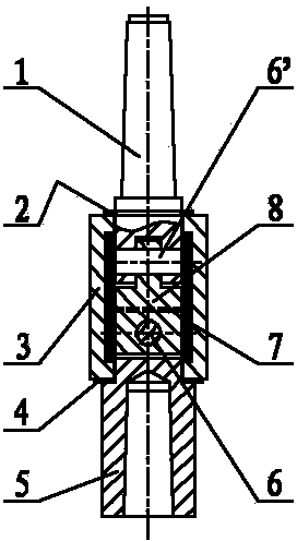 cn204470668u_一种锪孔钻浮动刀杆失效