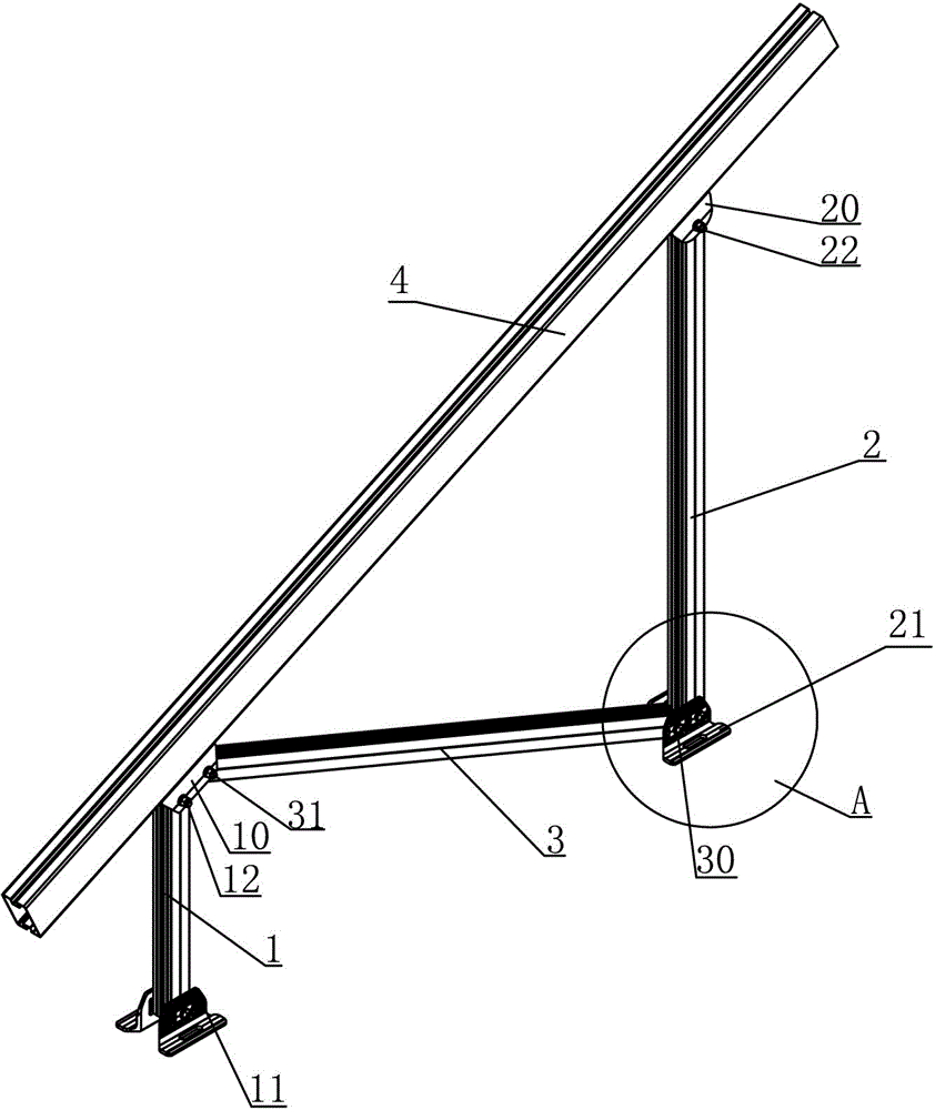 cn204498055u_一种太阳能光伏板立柱支架失效