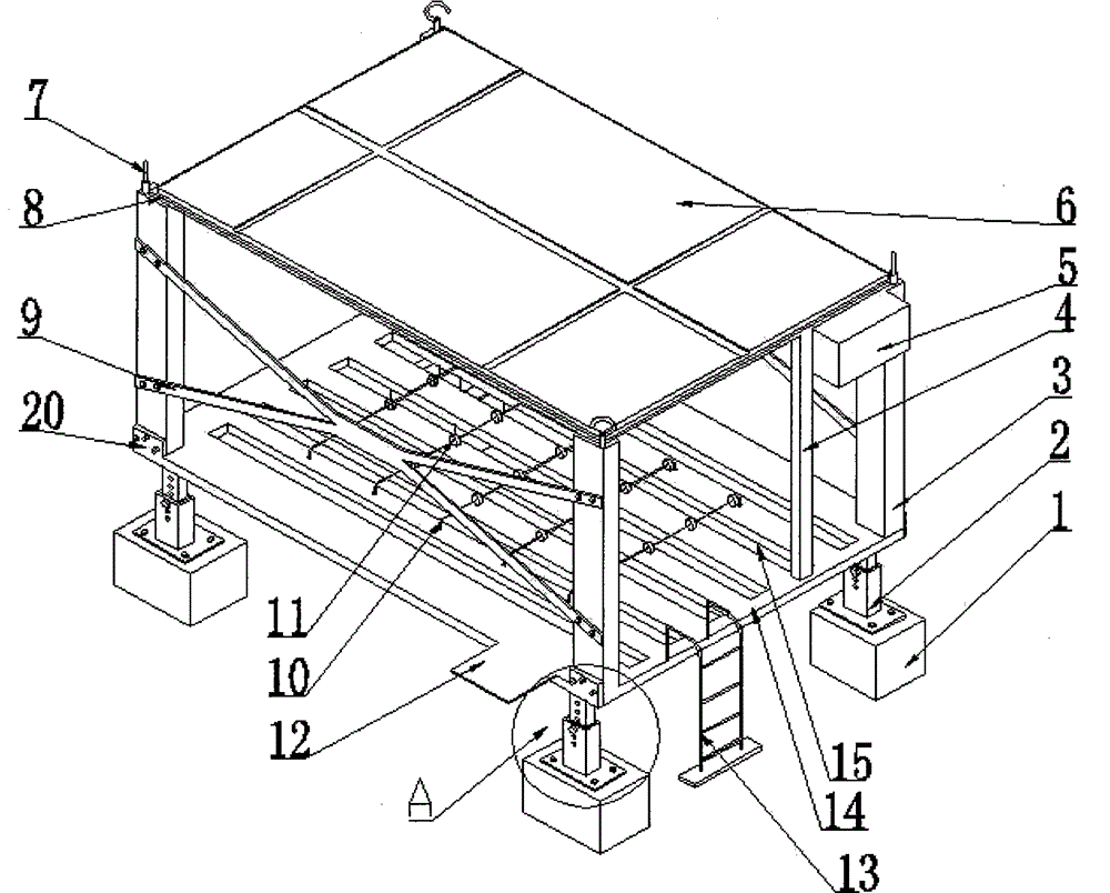 新型一体化基站底座