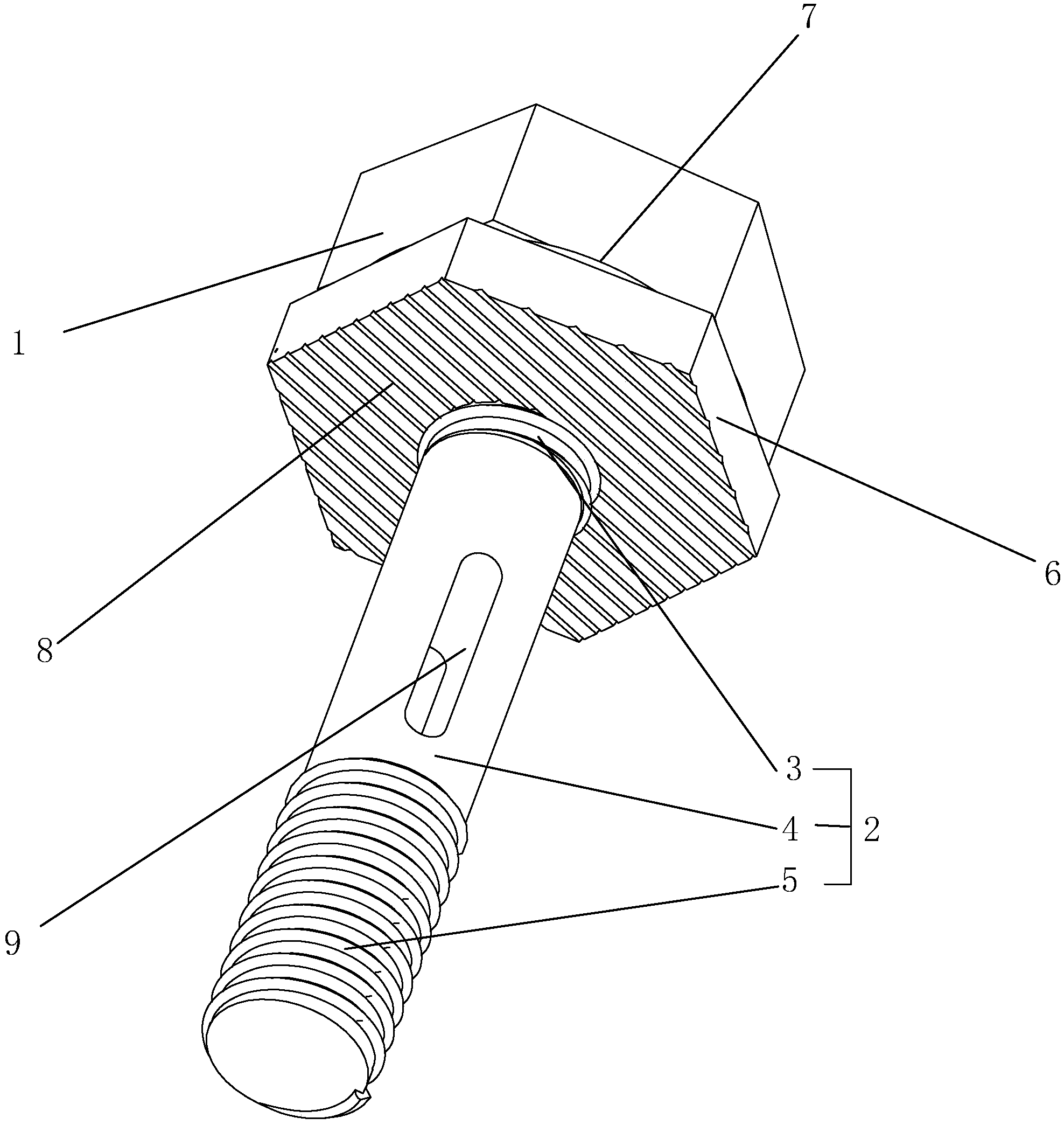 螺栓手绘图图片