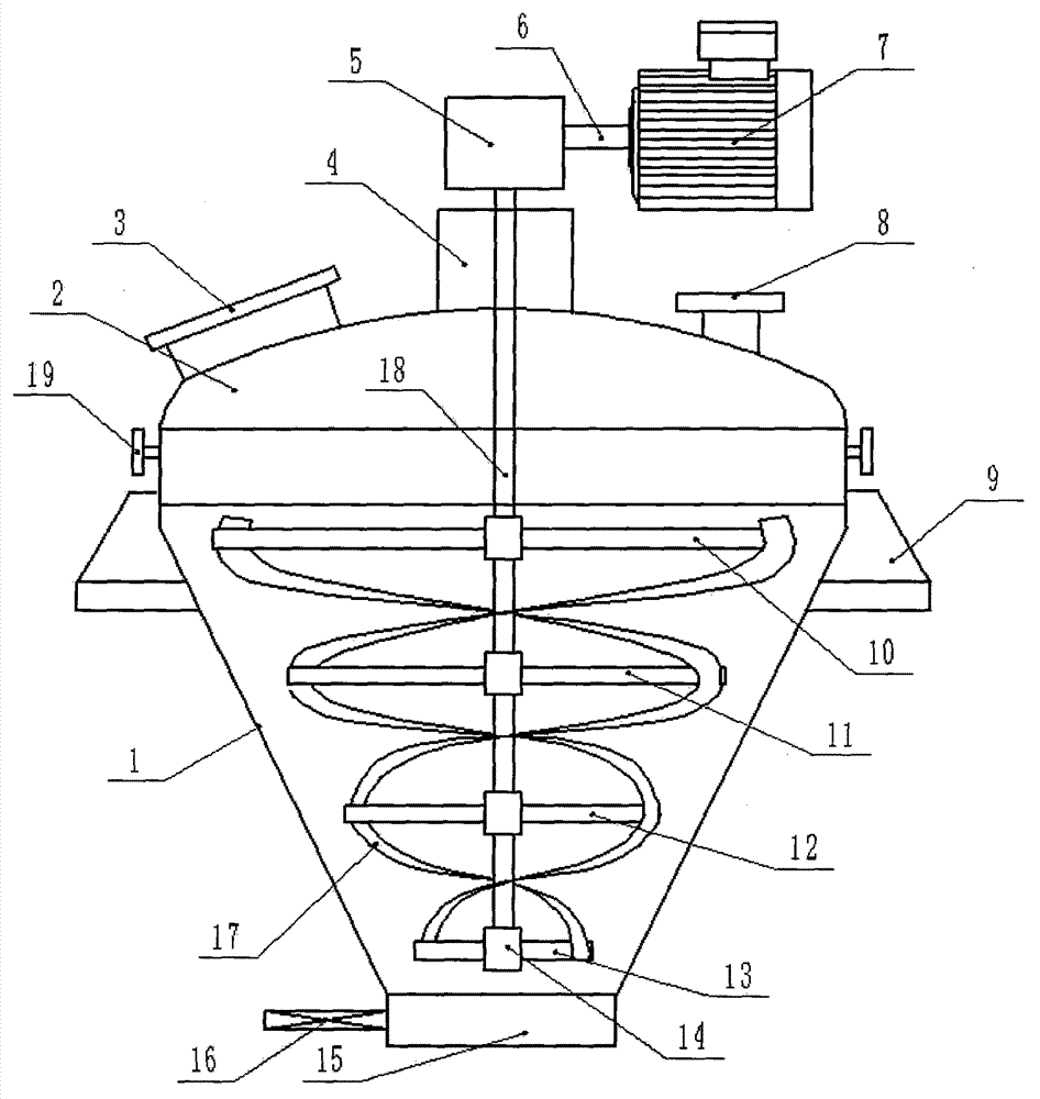 搅拌桶结构图图片