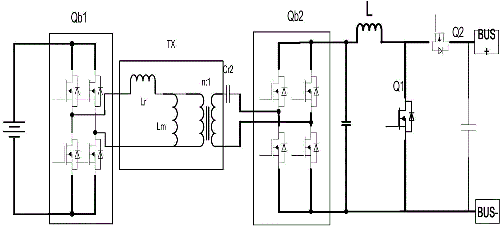 用于储能逆变器的双向直流变换电路