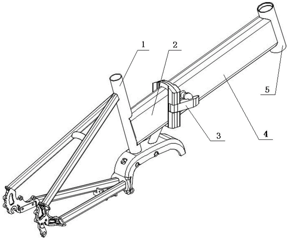 cn204659934u_一种内置锂电电池的电动车车架有效