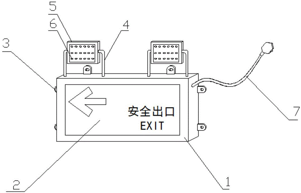 安全出口指示灯原理图图片