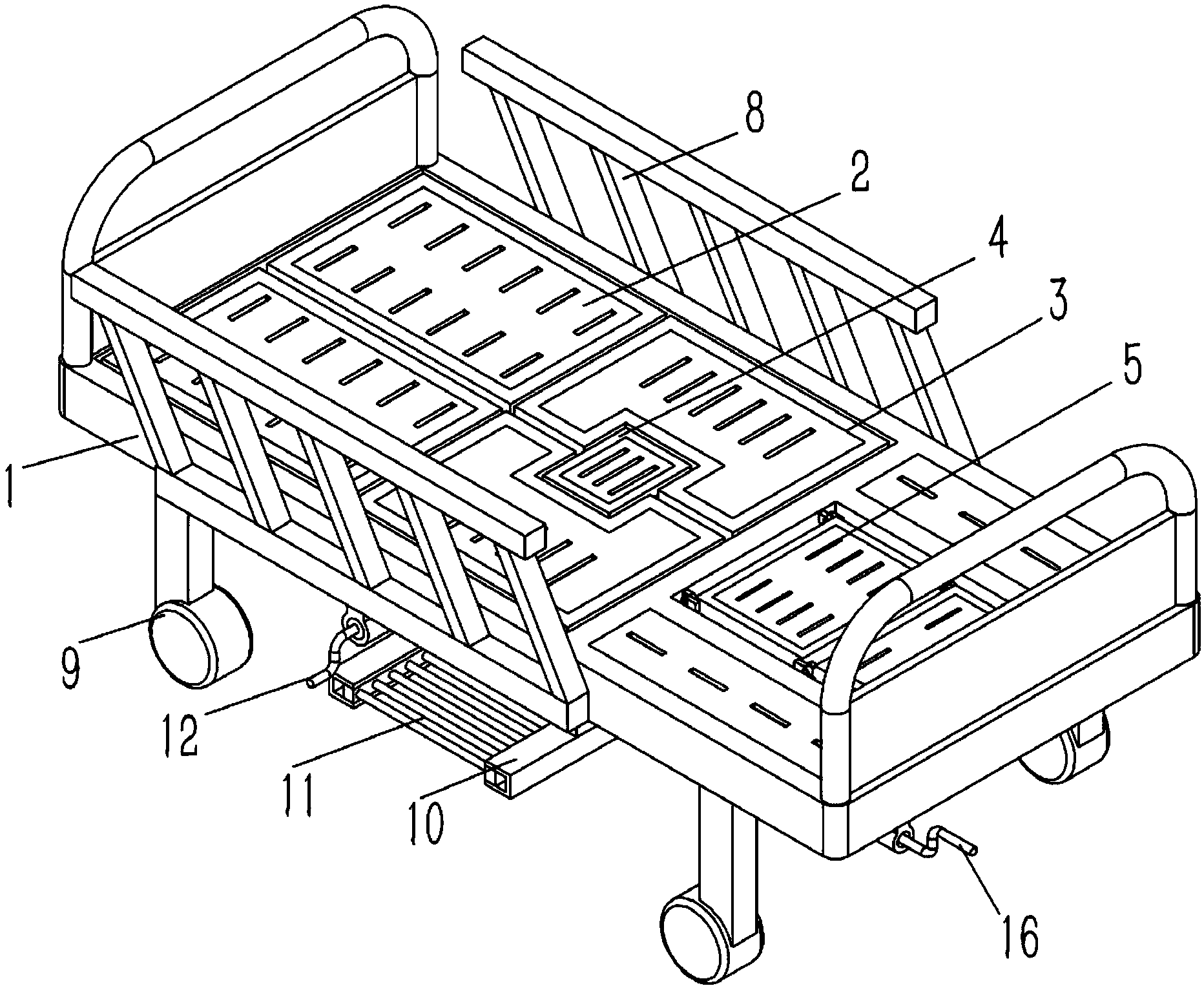 cn204814544u_一种多功能医用护理床失效