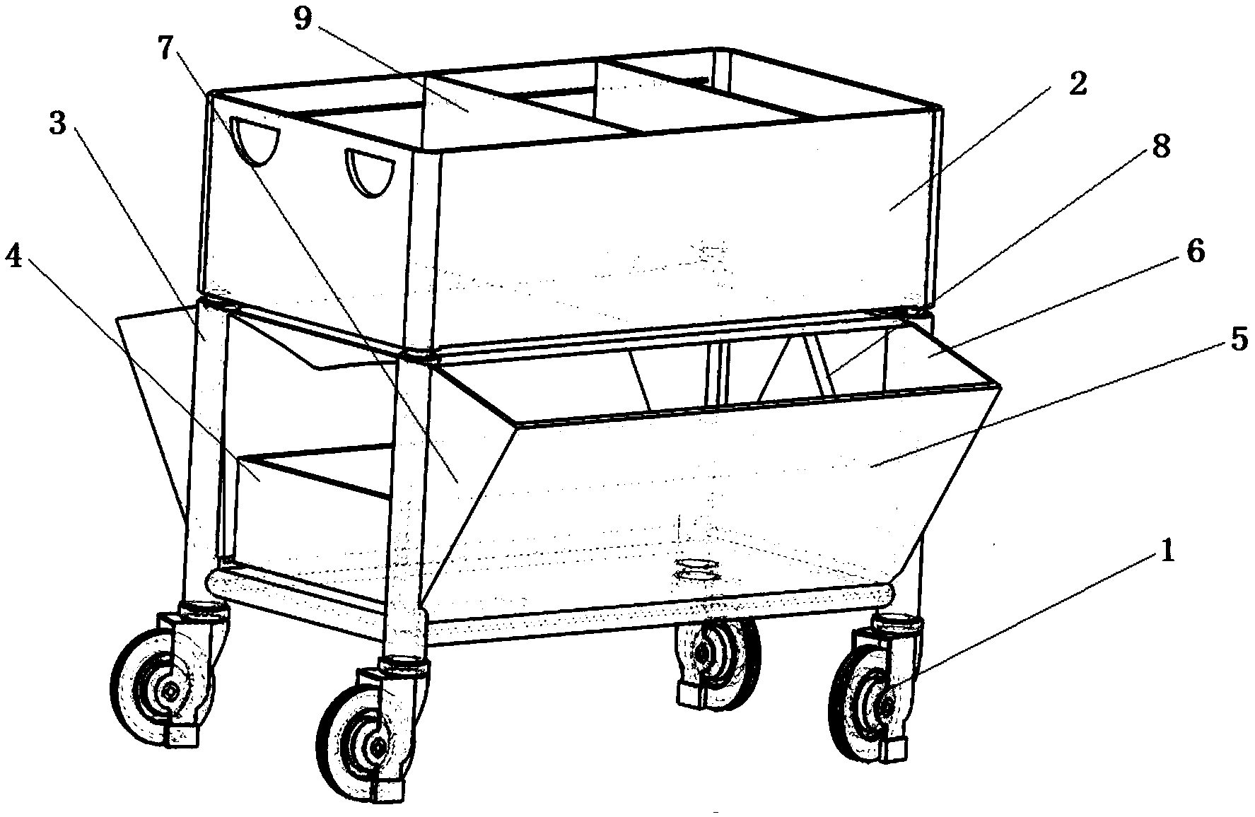 cn204845987u_一种带有收缩装置的火车售货车失效