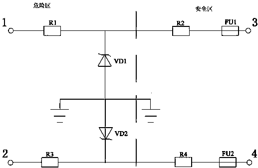 一种齐纳式安全栅
