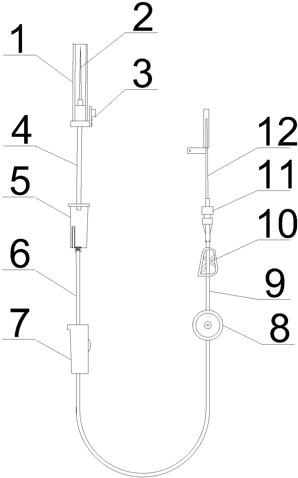 静脉输液排气方法图图片