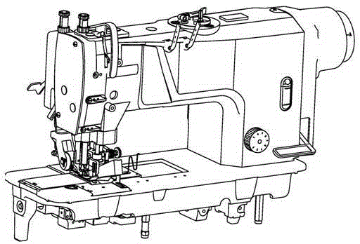 缝纫机结构简图机械图片