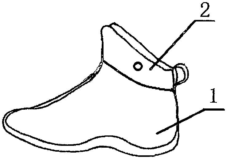 以编织毛作为内套的鞋子