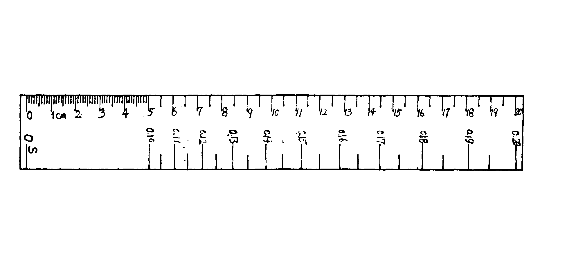 一种可测量人的反应时间的刻度尺