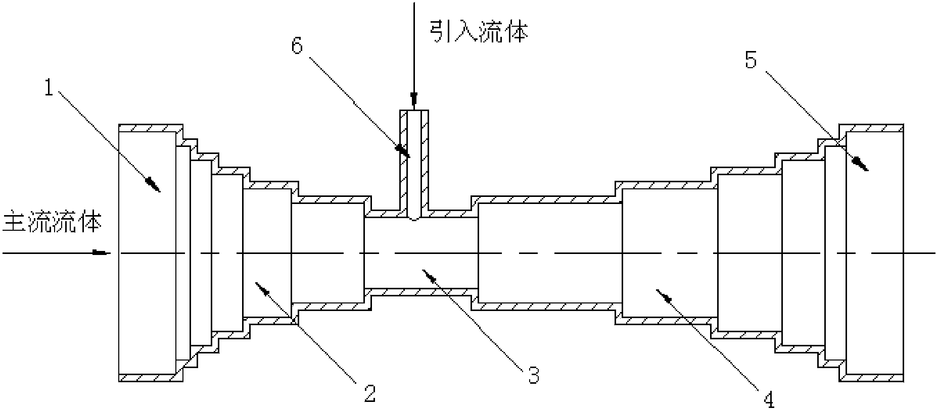 cn205146015u_一種混合均勻的階梯型文丘裡混合器失效