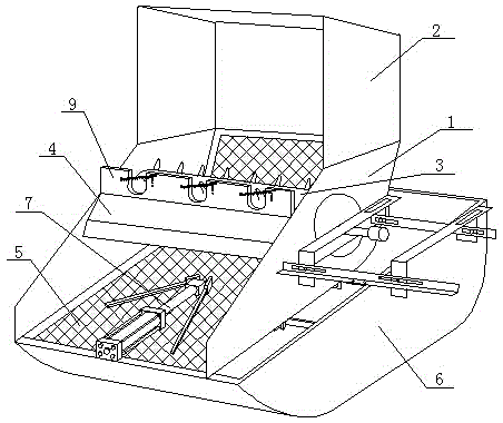 一种带有推谷机构的防夹手打谷机