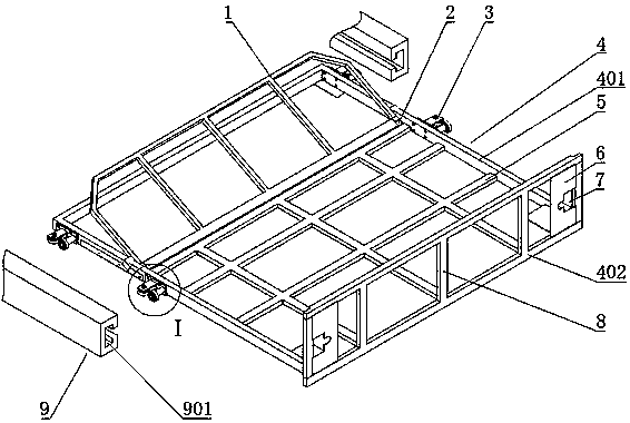 cn205239290u_一种房车推拉床有效