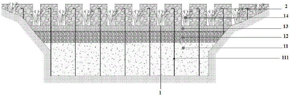 一种生态透水汀坝
