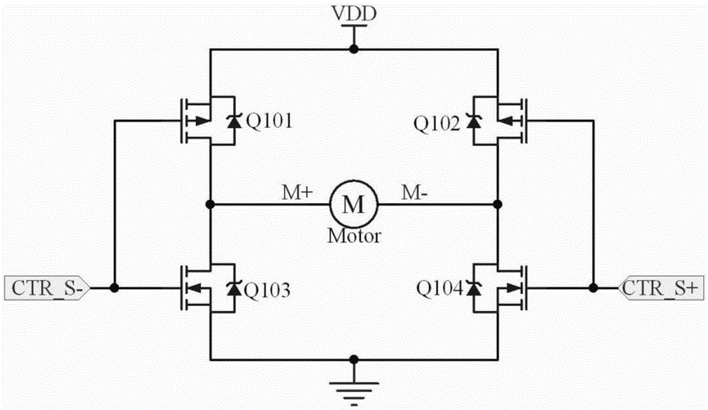 一種基於mos管的新型直流電機驅動控制電路