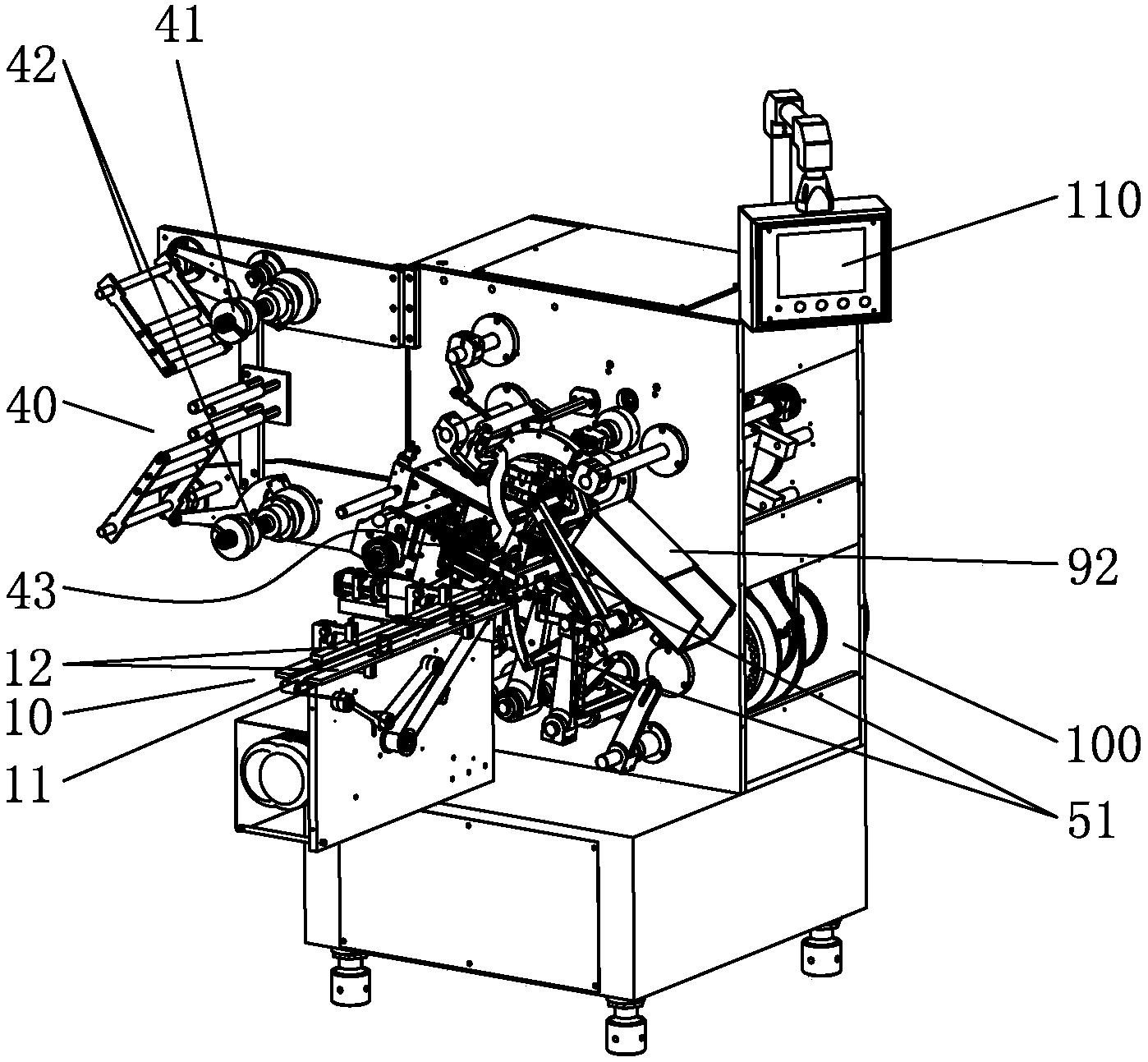 塔形糖果扭结包装机