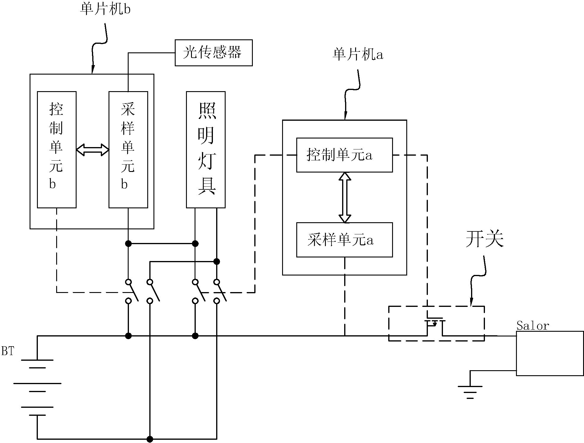 智能灯控系统原理图图片