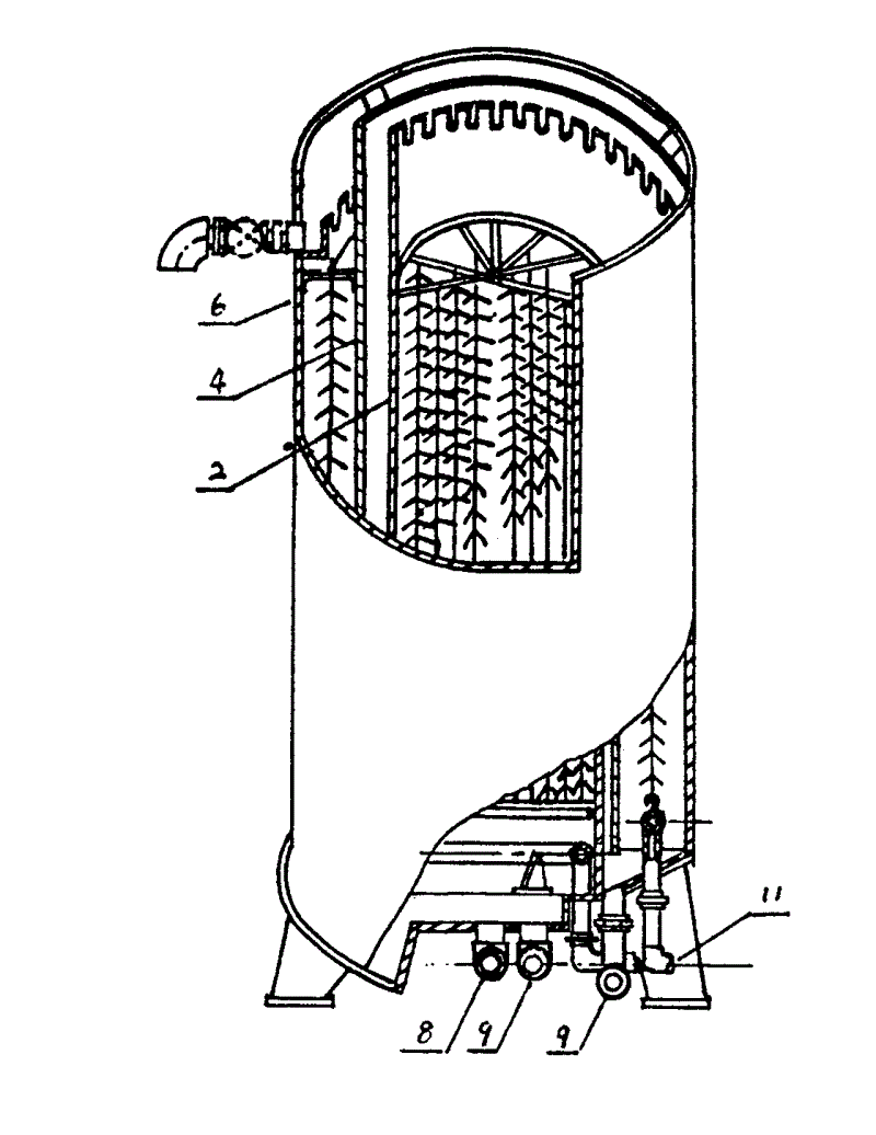 多级生物接触氧化塔