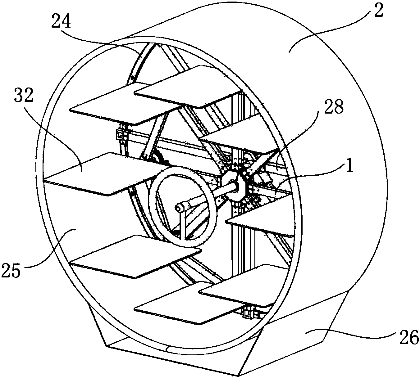 cn205457652u_一种旋转展示架失效