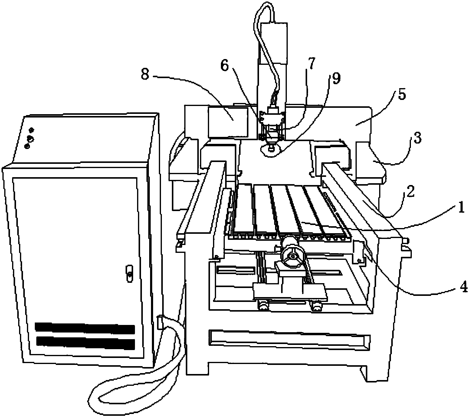 cn205523278u_一种平面立体一体式自动雕刻机失效
