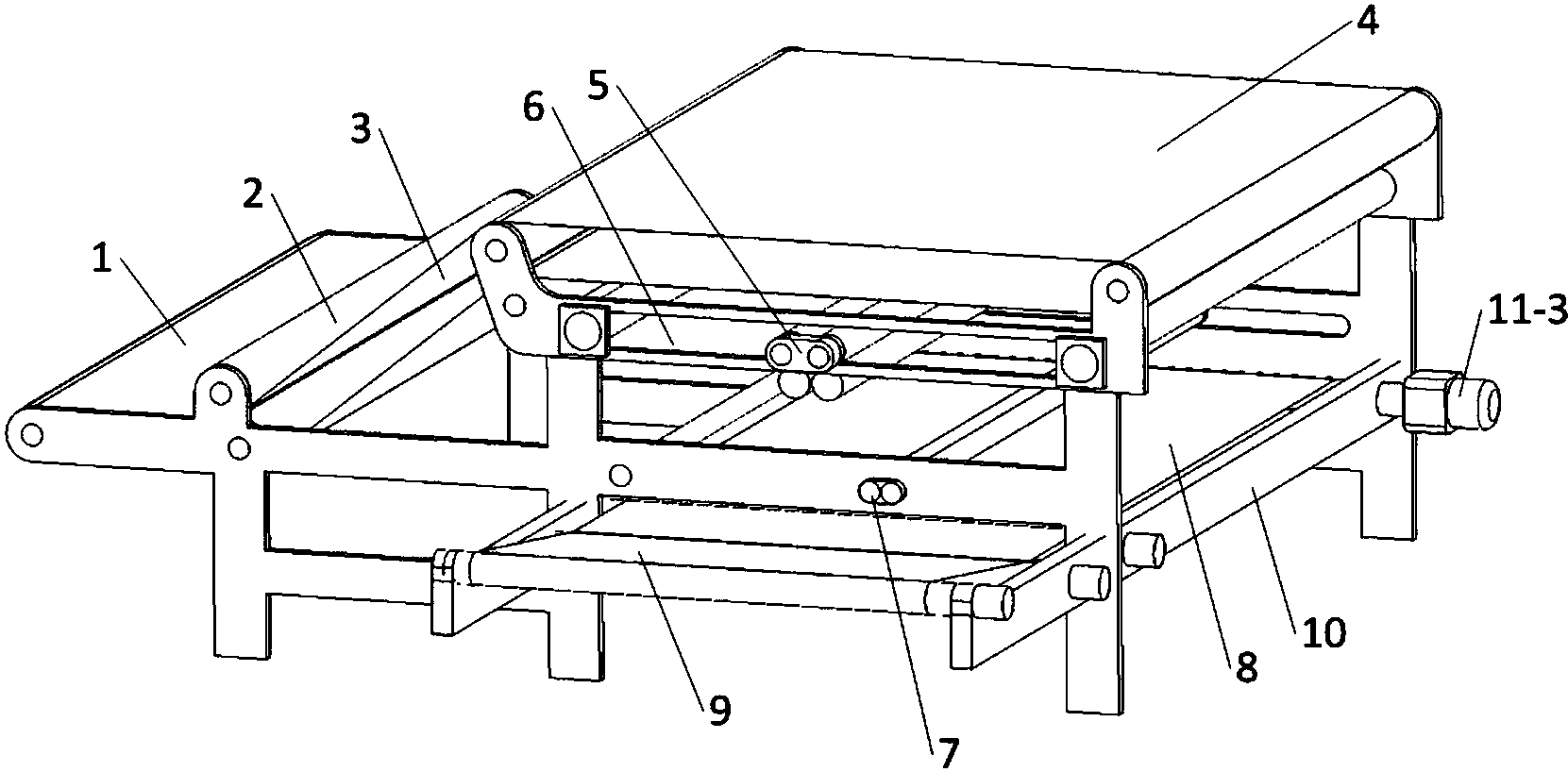 cn205529360u_一种批量生产无纺材料的铺网机失效