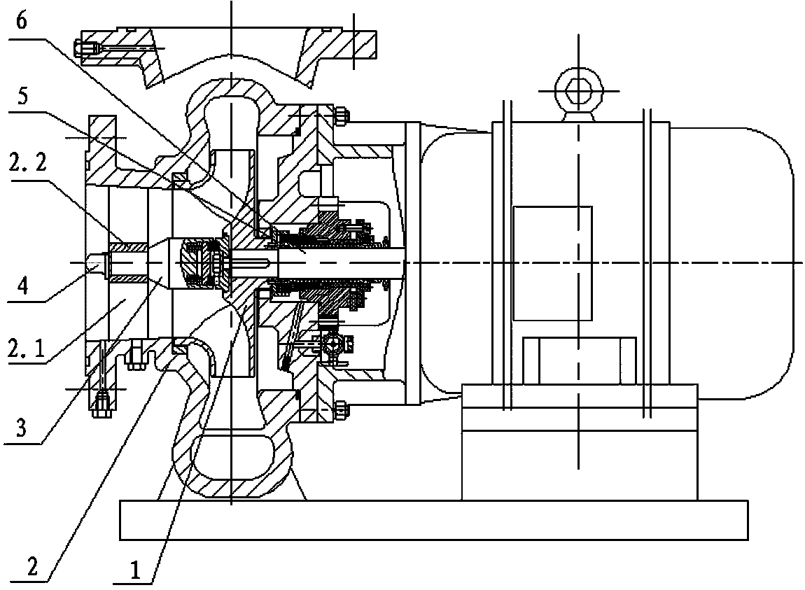 内置轴向力平衡装置的卧式离心泵