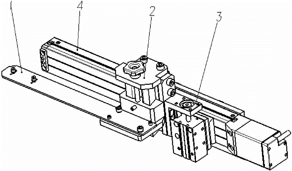 cn205673980u_一种伸缩式光学镜片上下料机构有效