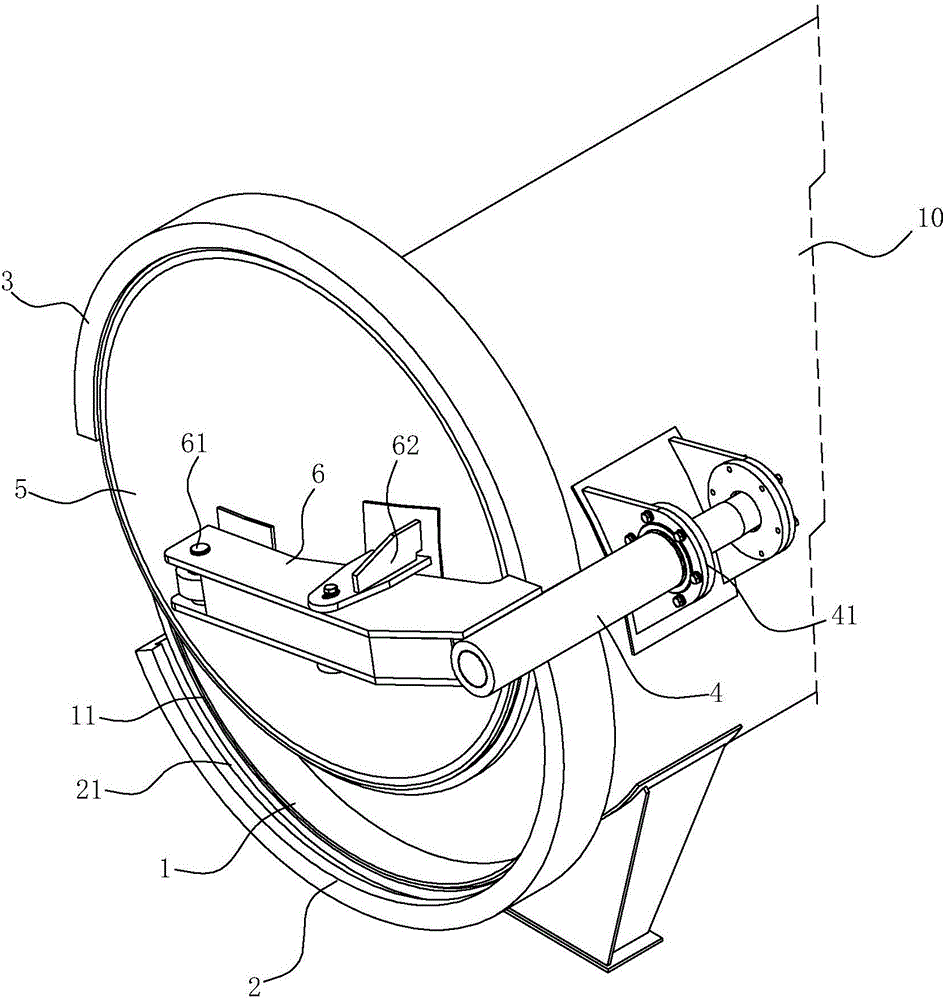 cn205743397u_硫化罐快开门结构有效