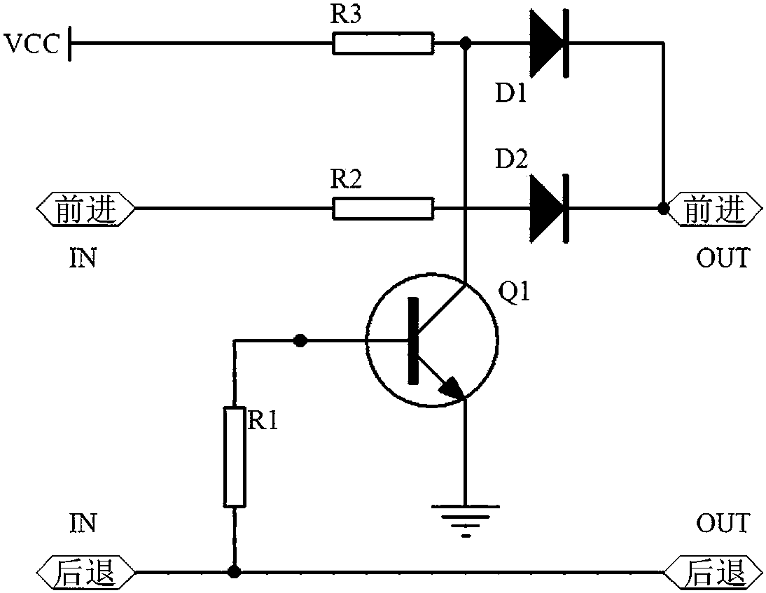 一种具有空档功能的童车电机驱动电路
