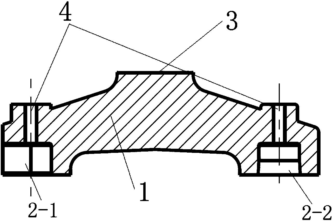便于装配的四气门发动机气门过桥