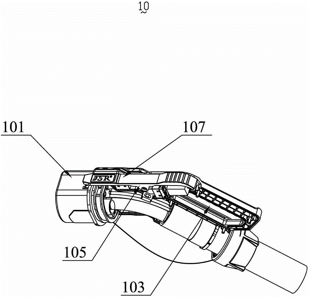 电动汽车直流充电枪自锁装置