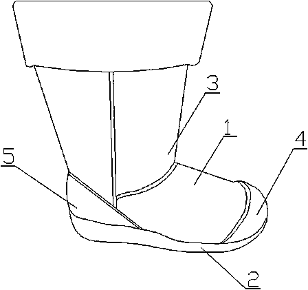 雪地靴纸样图纸图片