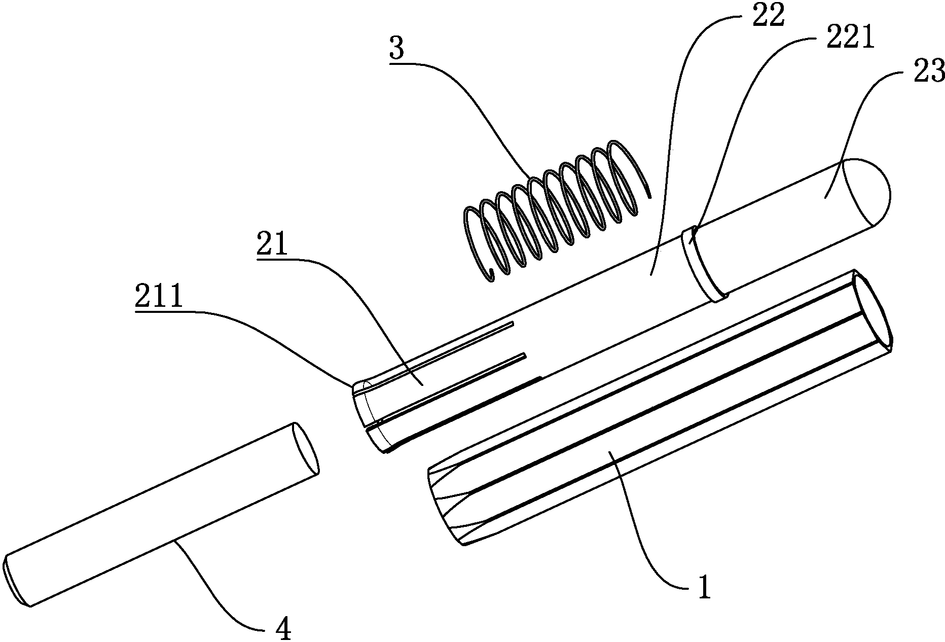 一种粉笔夹持器